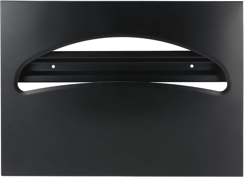 stardrix Stainless Steel Toilet Seat Cover Dispenser, Wall Mount Single or 1/2 Fold Large Capacity Toilet Seat Covers Holder for Commercial and Residential, Matt Black - Image 1